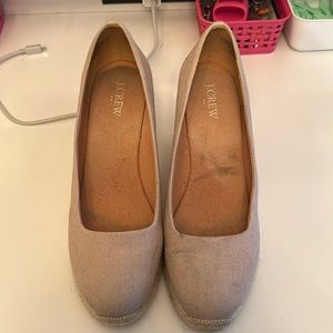 J.CREW Nude Espadrille 9.5